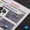 Kelik K72172 Morane-Saulnier M.S.406 - interior 3D decals for Hobby 2000/Hasegawa kit (1/72)